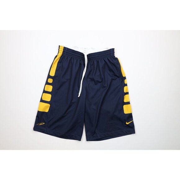 Nike Mens Size Medium Team Issued University of Toledo Basketball Shorts Blue